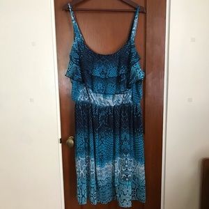 Tank top knee length dress